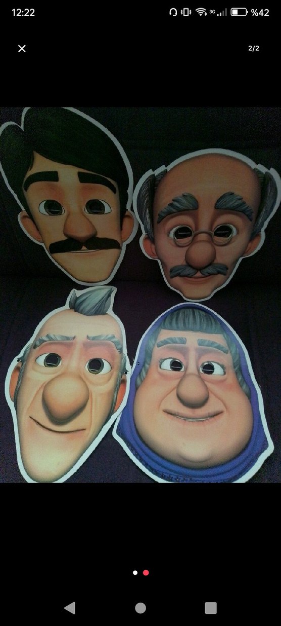 Rafadan Tayfa Karakter Maskeleri - Görsel 2