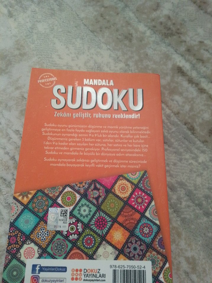 Mandala Sudoku Bulmaca Kitabı - Görsel 2