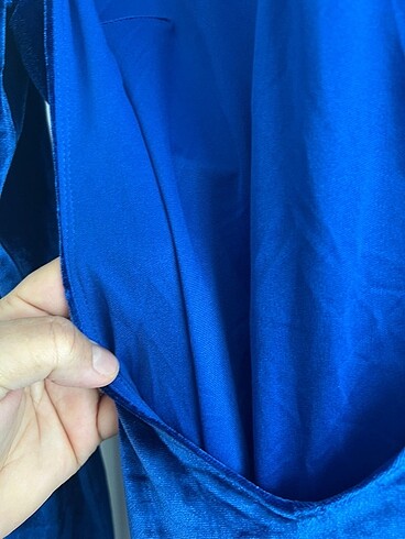m Beden Sırt detaylı elbise