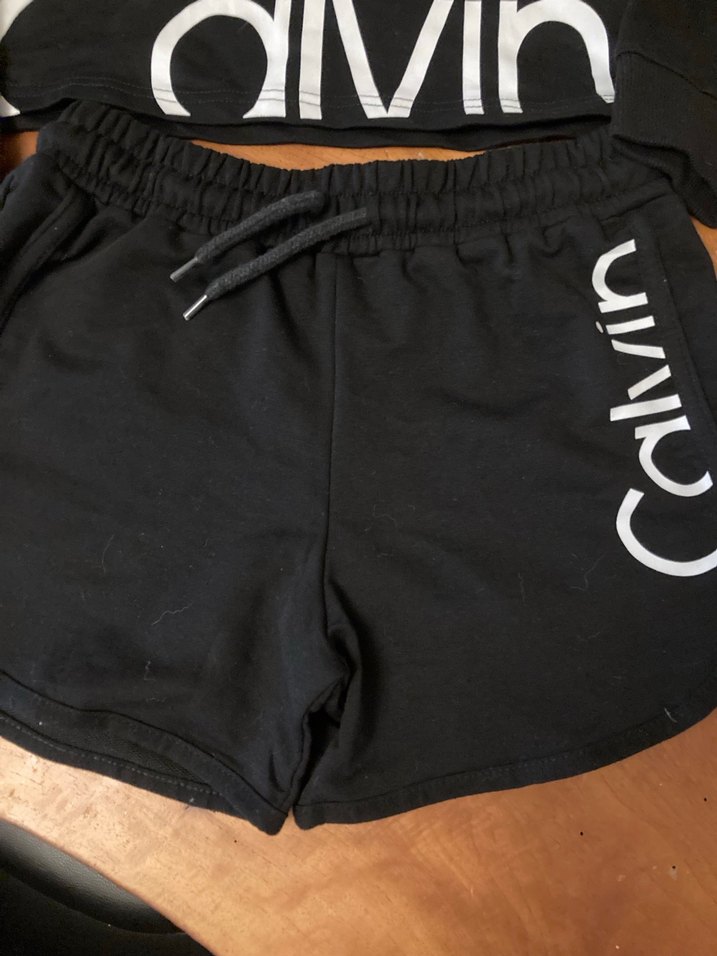 Siyah Calvin Klein Mini şort takım - Görsel 3