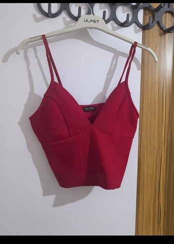 Kırmızı Mini Street Wear Bralet