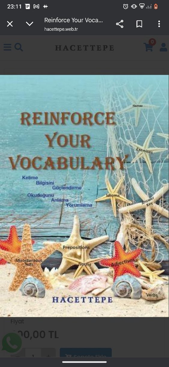 Reinforce Your Vocabulary Kitap - Görsel 2
