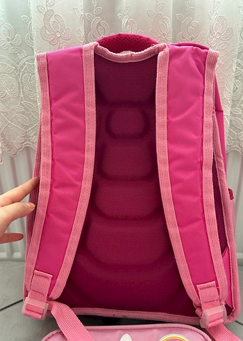 Pembe Çocuk Okul Çantası - Rabbit Space - Görsel 4