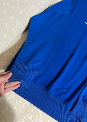 Mavi Kadın Sweatshirt Uzun Kollu Rahat Kesim - Görsel 3