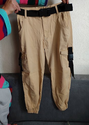 dar paça kargo pantolon - Görsel 2