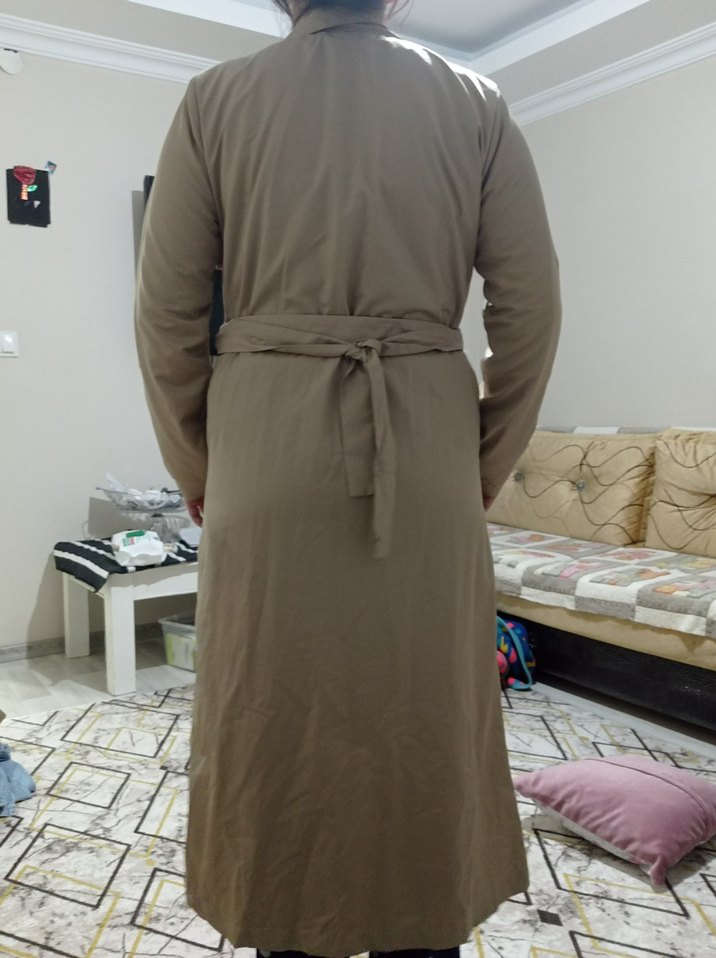 krem trençkot - Görsel 2