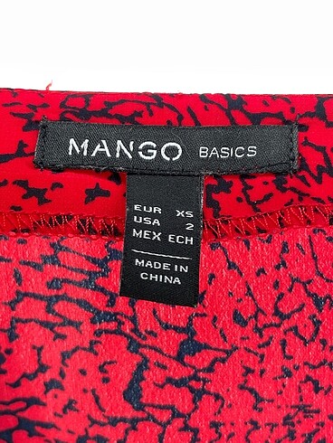 xs Beden kırmızı Renk Mango Kısa Elbise %70 İndirimli.