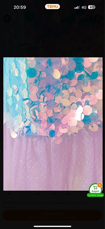 Deniz kızı elbisesi - Görsel 6