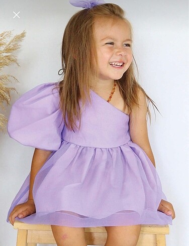 Lila çocuk abiye - Görsel 2