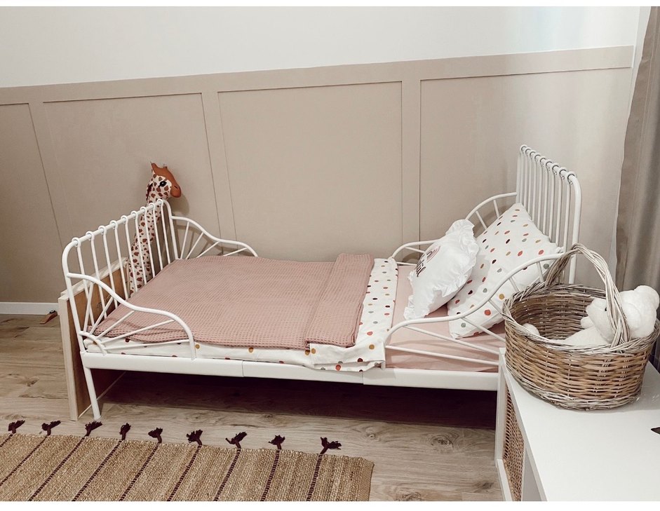 Beyaz Çocuk Yatağı Metal Çerçeveli - Görsel 4