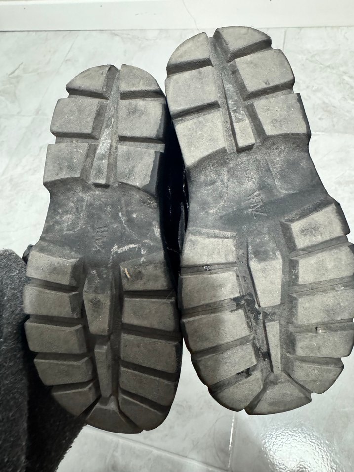 Siyah Parlak Yılan Desenli Platform Topuklu Loafer - Görsel 4