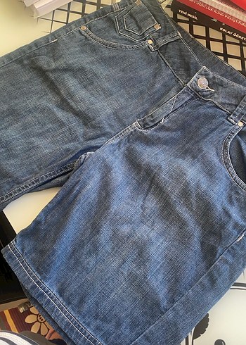 Düğmeli Gri Mavi Rahat Kesim Kadın Kot - Görsel 3