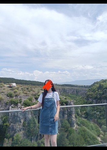 Mavi Kısa Salopet