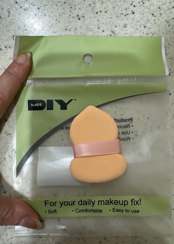 Bej Pastel Makyaj Süngeri - Görsel 2