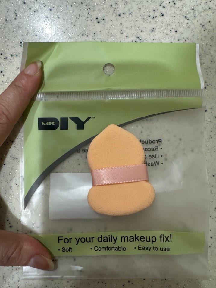 Bej Pastel Makyaj Süngeri - Görsel 2