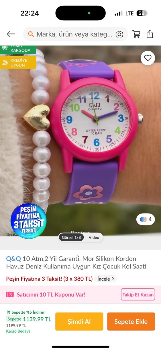 Q&Q ÇOCUK KOL SAATİ - Görsel 4