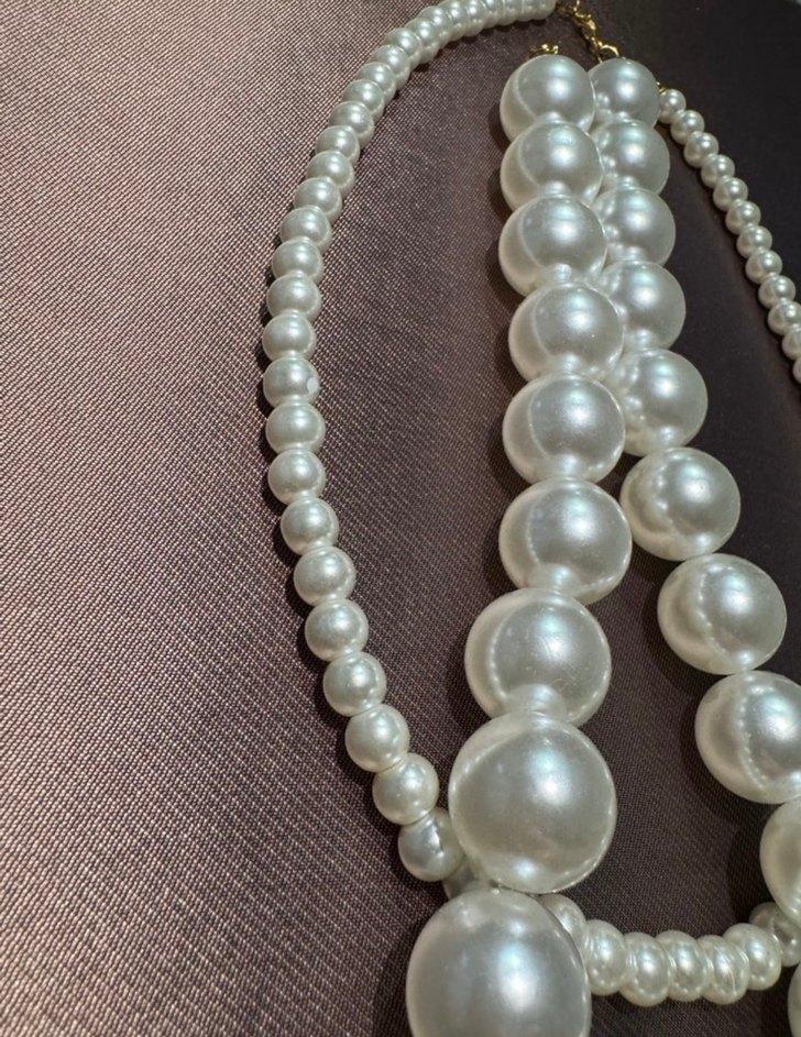 Yapay İnci Kolye Set - Görsel 3