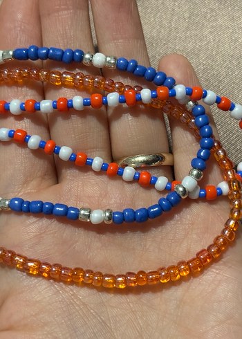 Oranj Spor Kolye Set - Görsel 2