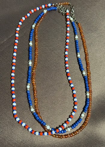 Oranj Spor Kolye Set - Görsel 5