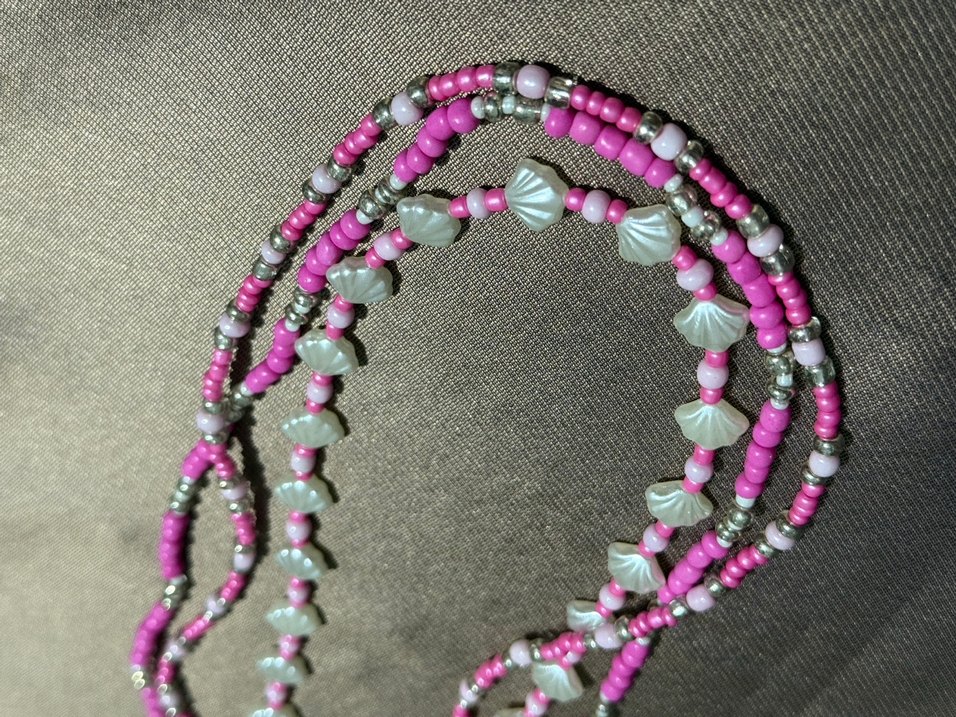 PinkShine İstiridye Kolye Set - Görsel 3