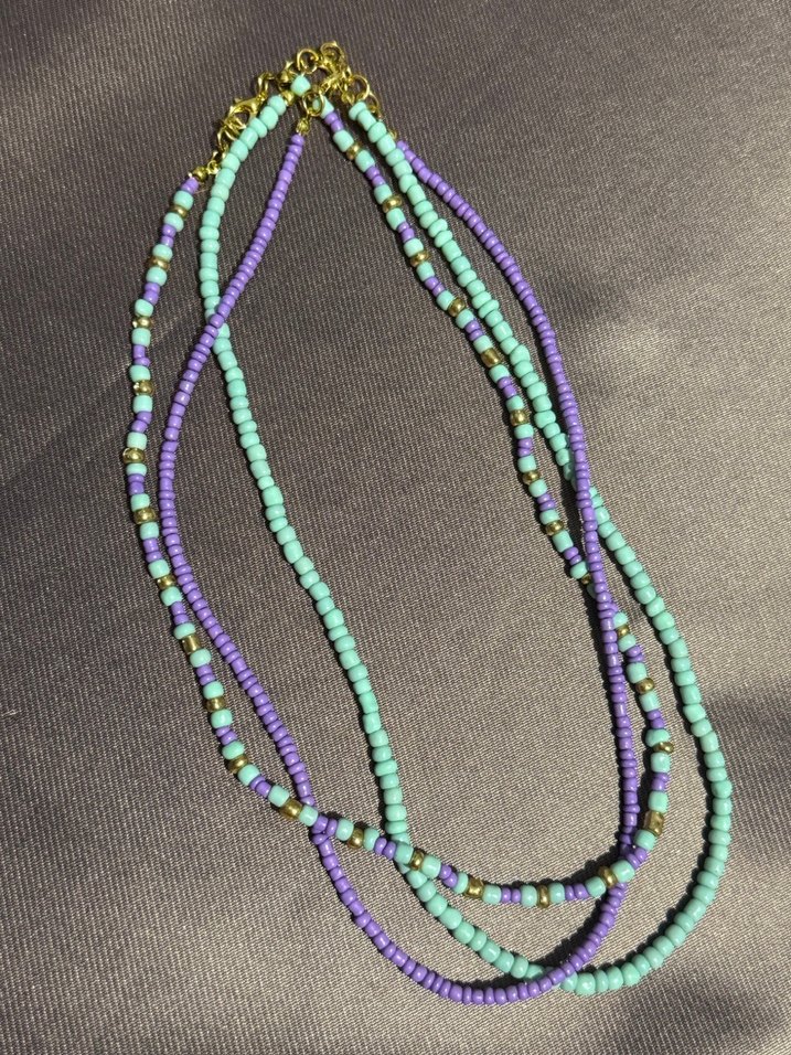 Pastel Mint Kolye Set  - Görsel 2