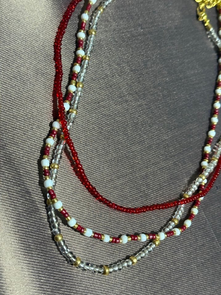 Bordo Shine Kolye Set  - Görsel 2