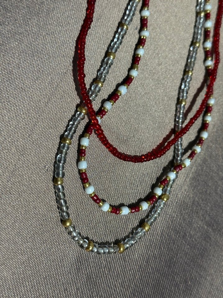 Bordo Shine Kolye Set  - Görsel 3