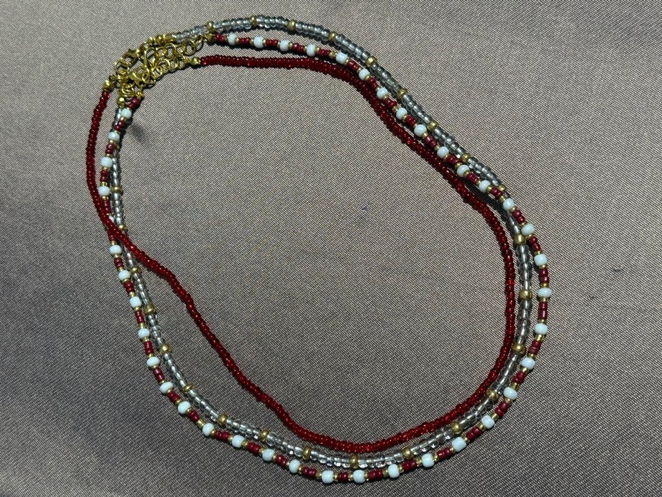 Bordo Shine Kolye Set  - Görsel 4