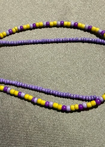 Pastel Lila Kolye Set - Görsel 4