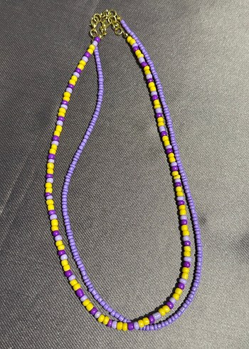 Pastel Lila Kolye Set - Görsel 2