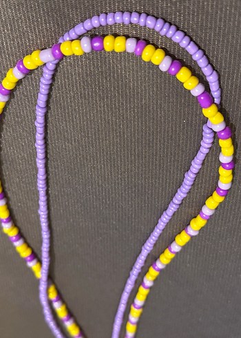 Pastel Lila Kolye Set - Görsel 3