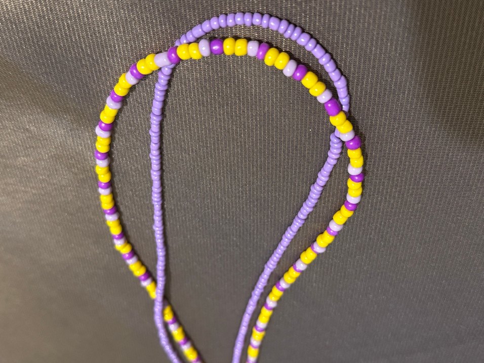 Pastel Lila Kolye Set - Görsel 3