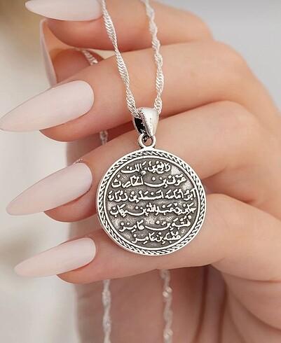 925 NAZAR DUASI VE KITMİR KOLYE
