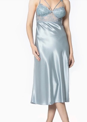 Pierre Cardin Saten Gecelik - Görsel 2