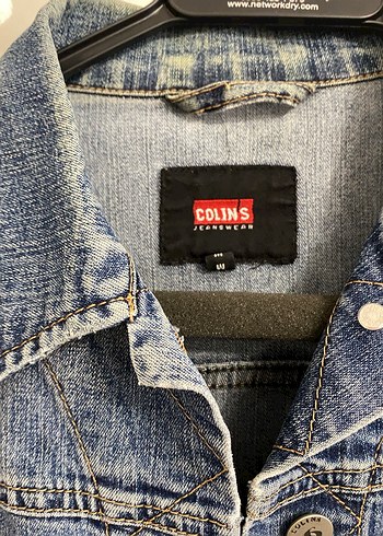 Düğmeli Mavi Kadın Denim Ceket - Görsel 3