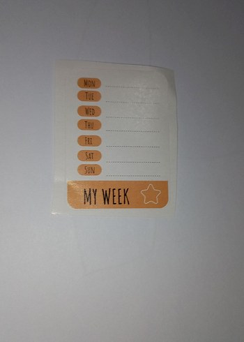 Notebook sticker ve yazılı stickerr - Görsel 2