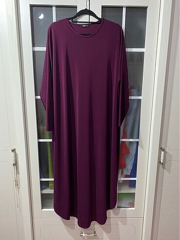 universal Beden #Mürdüm #Yarasa Kol #Ayrobin Kumaş Tunik