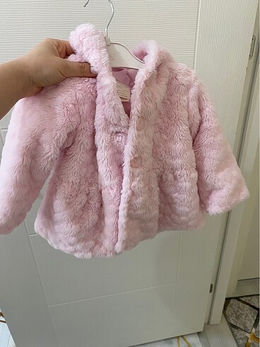 Peluş çocuk ceketi
