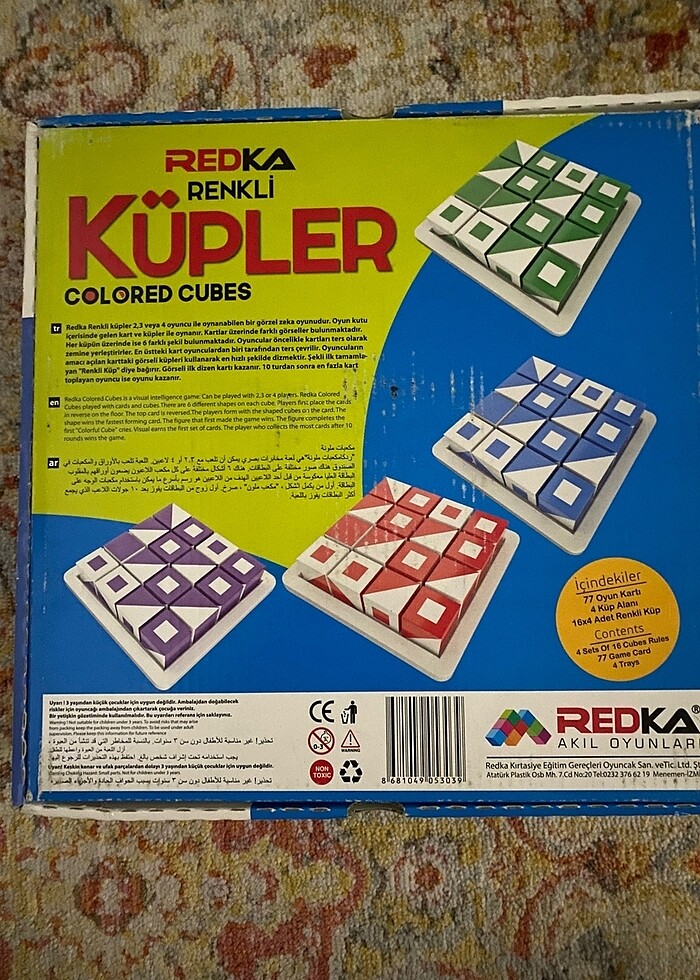 REDKA Renkli Küpler Oyun - Görsel 3
