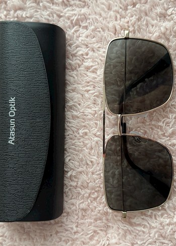 Bej Parlak Kadın Güneş Gözlüğü - Görsel 5