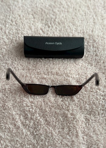 Bohem Tarzı Parlak Kahverengi Kadın Gözlüğü - Görsel 3