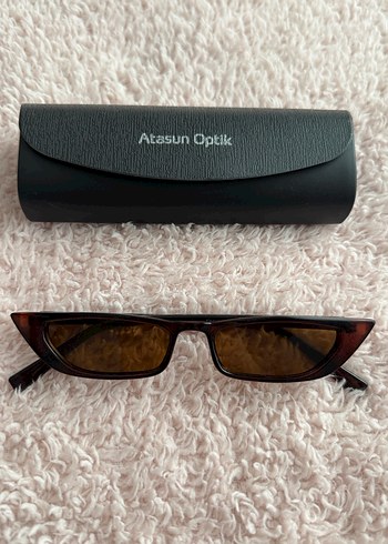 Bohem Tarzı Parlak Kahverengi Kadın Gözlüğü - Görsel 2