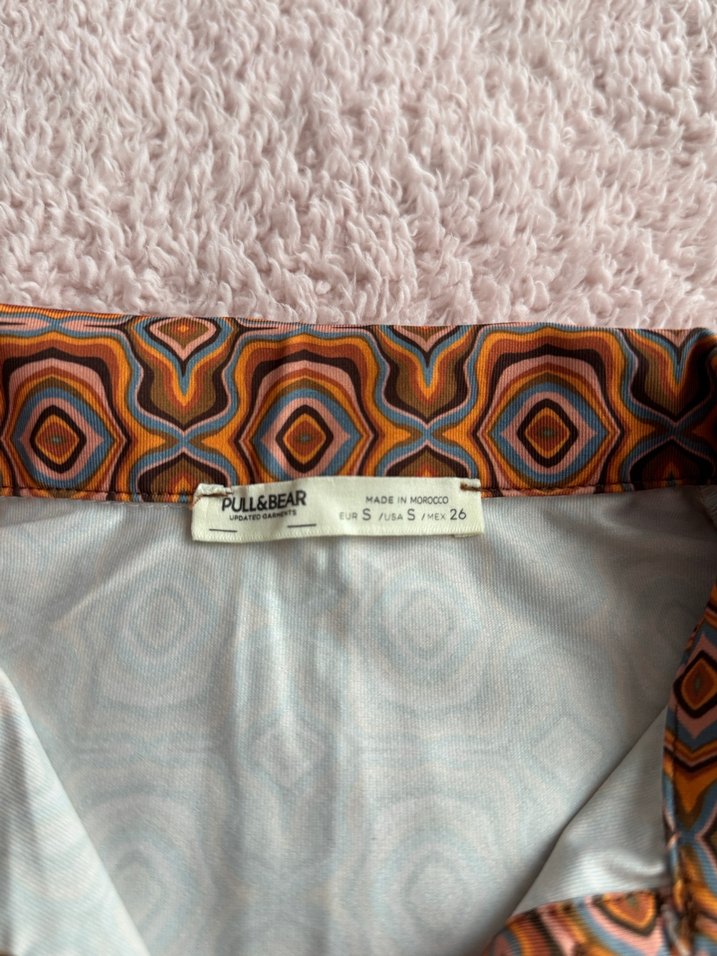 Bohem Çok Renkli Desenli Uzun Kollu Gömlek - Görsel 4