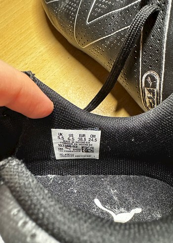 Siyah Erkek Futbol Ayakkabısı Velcro Bağcıklı - Görsel 7