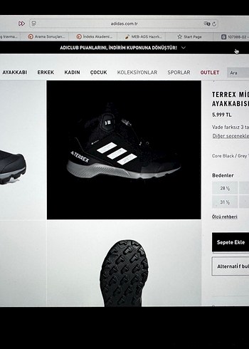 Gri Bağcıklı Erkek Outdoor Ayakkabı - Görsel 9