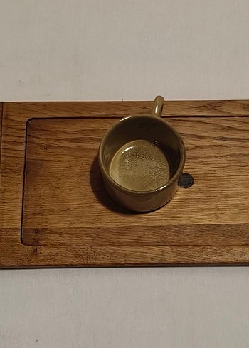 Meşe Ağacından ufak kahve tepsisi - Görsel 3