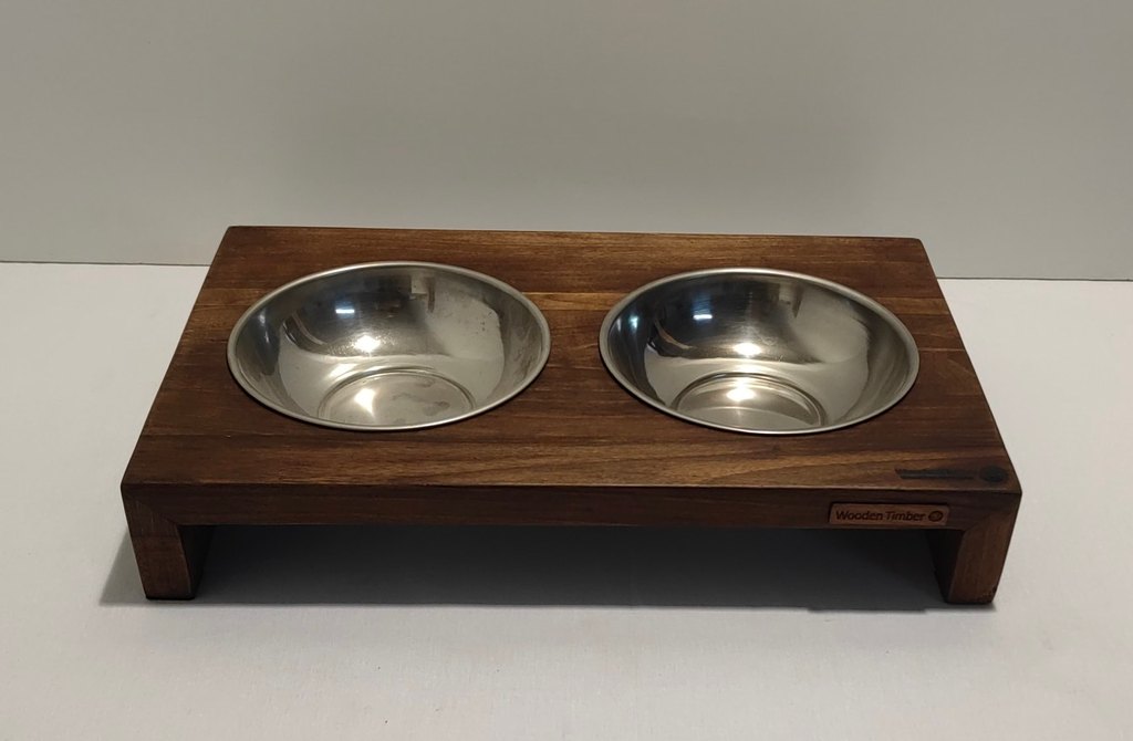 Ceviz ağacından özel yapımı köpek mamalık - Görsel 3