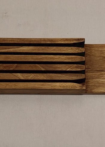 Ceviz Ahşap bıçaklık - Görsel 3