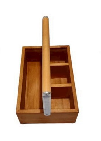 Kayın Ağacından 4li Organizer Mutafak Banyo - Görsel 6