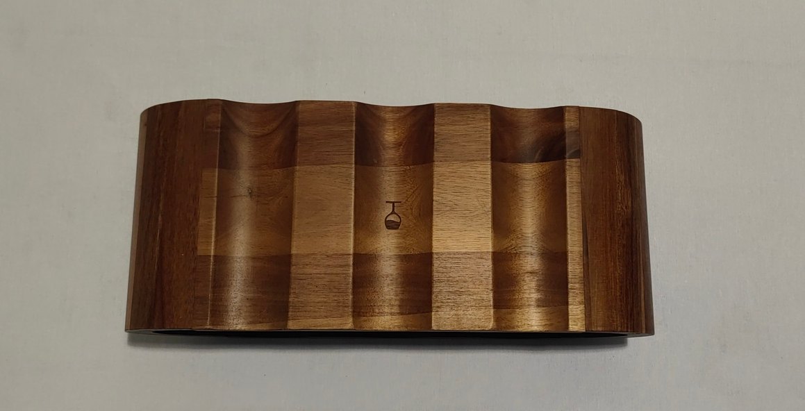 Ahşap Ceviz Şişelik - Görsel 3